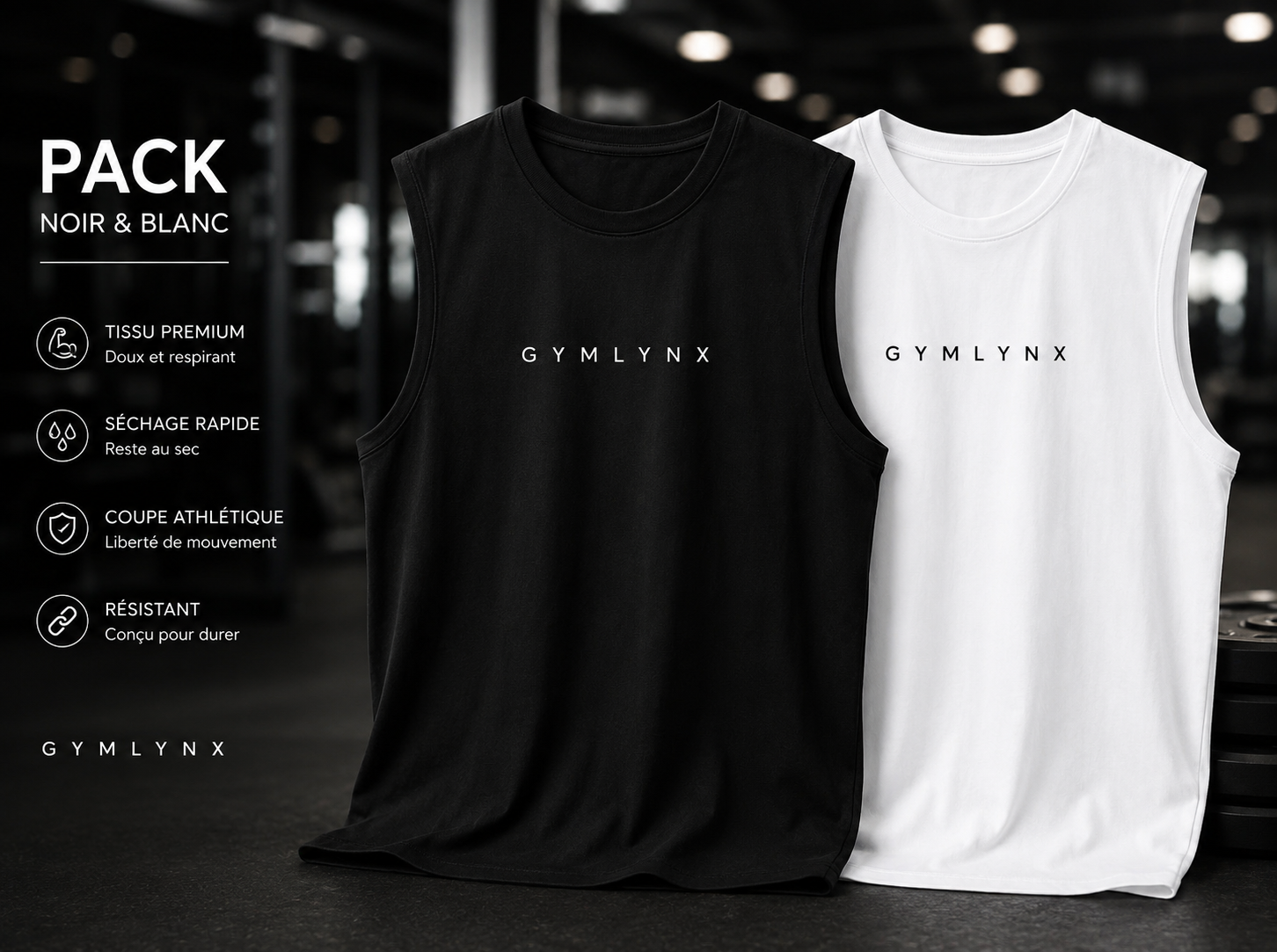 Pack 2 tank top