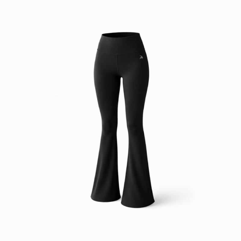 Set Femme GYMLYNX – Compression t shirt & Legging Sport Flare - Noir