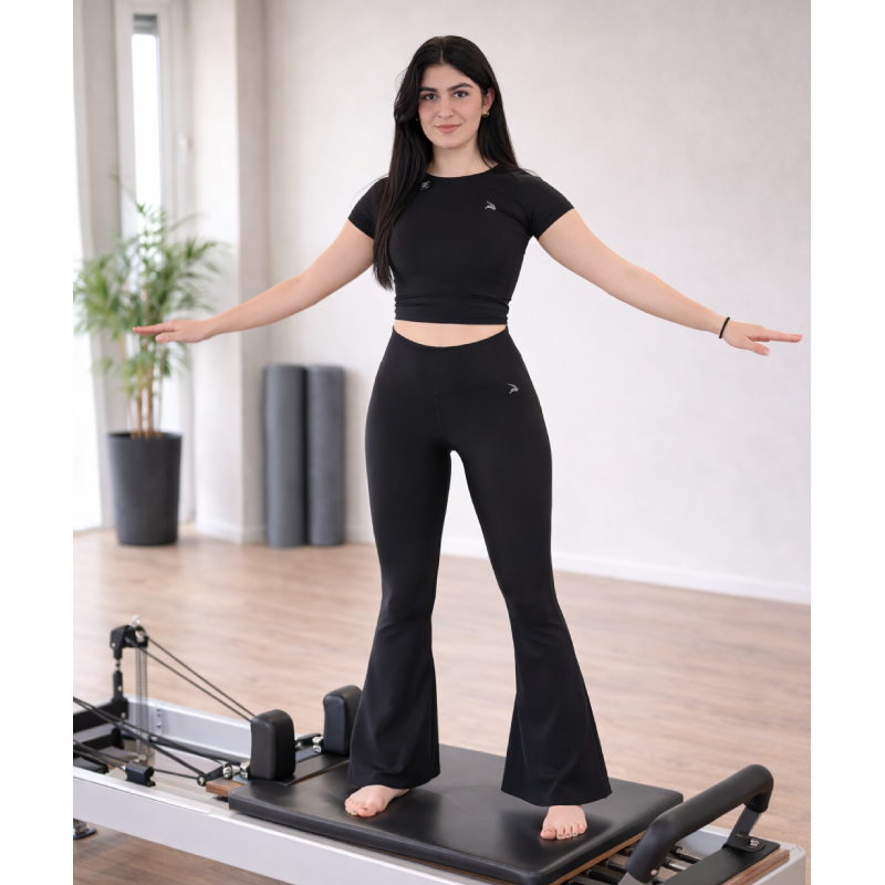 Legging Sport Flare GymLynx – Confort & Style Athlétique Noir
