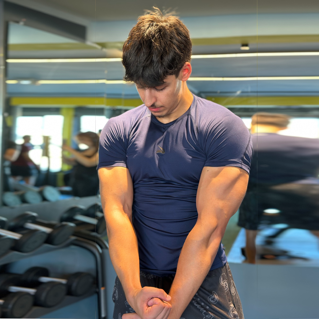 Compression T-Shirt Unisexe GYMLYNX - Bleu