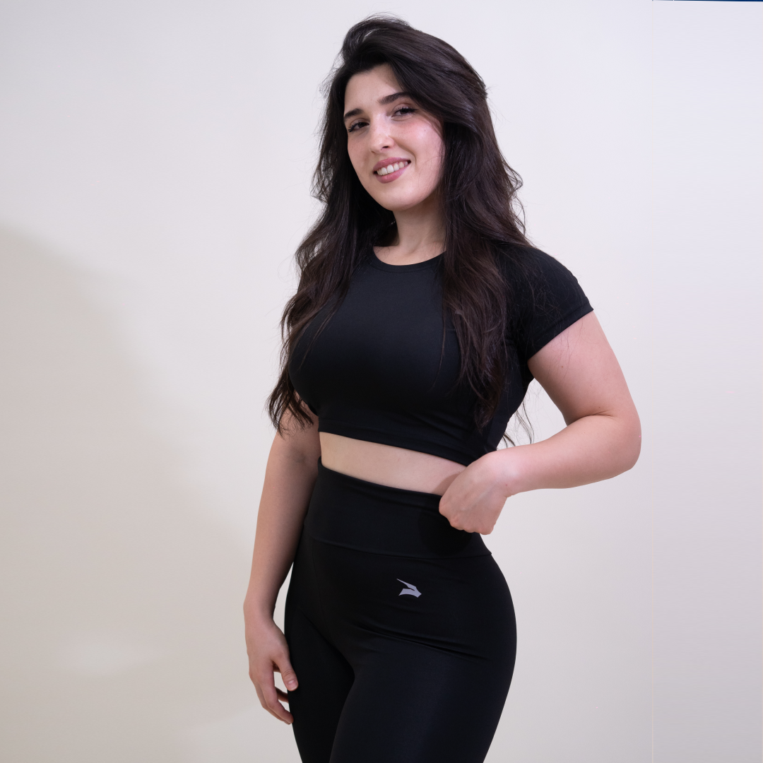 Set Femme GYMLYNX – Top de Compression & Legging - Noir